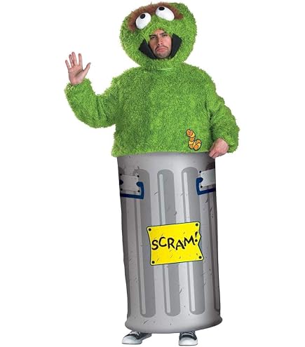 Amazon.com: Disguise - Men's Oscar The Grouch Costume - 42-46