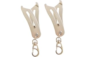 KLQYXI SUpgraded Version Bolt Size Finder, Portable Nut Head Size Finder, Thread Size Checker Keychain Tool Nut Size Finder