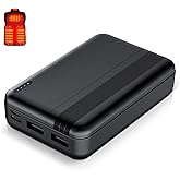 DEEZBOND 5v/2a Heated Vest Battery Pack 10000mah Power Bank for Heating Vests Jackets Coats Hoodies USB Battery for Electric Vest Jacket for Men for Women (Not Compatible with 7.4V Heated Clothing)