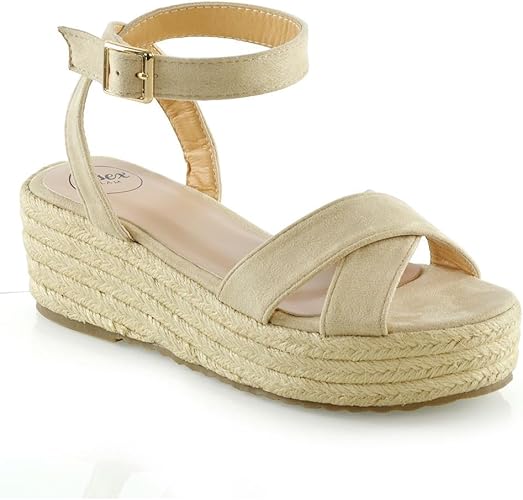 cross strap espadrilles