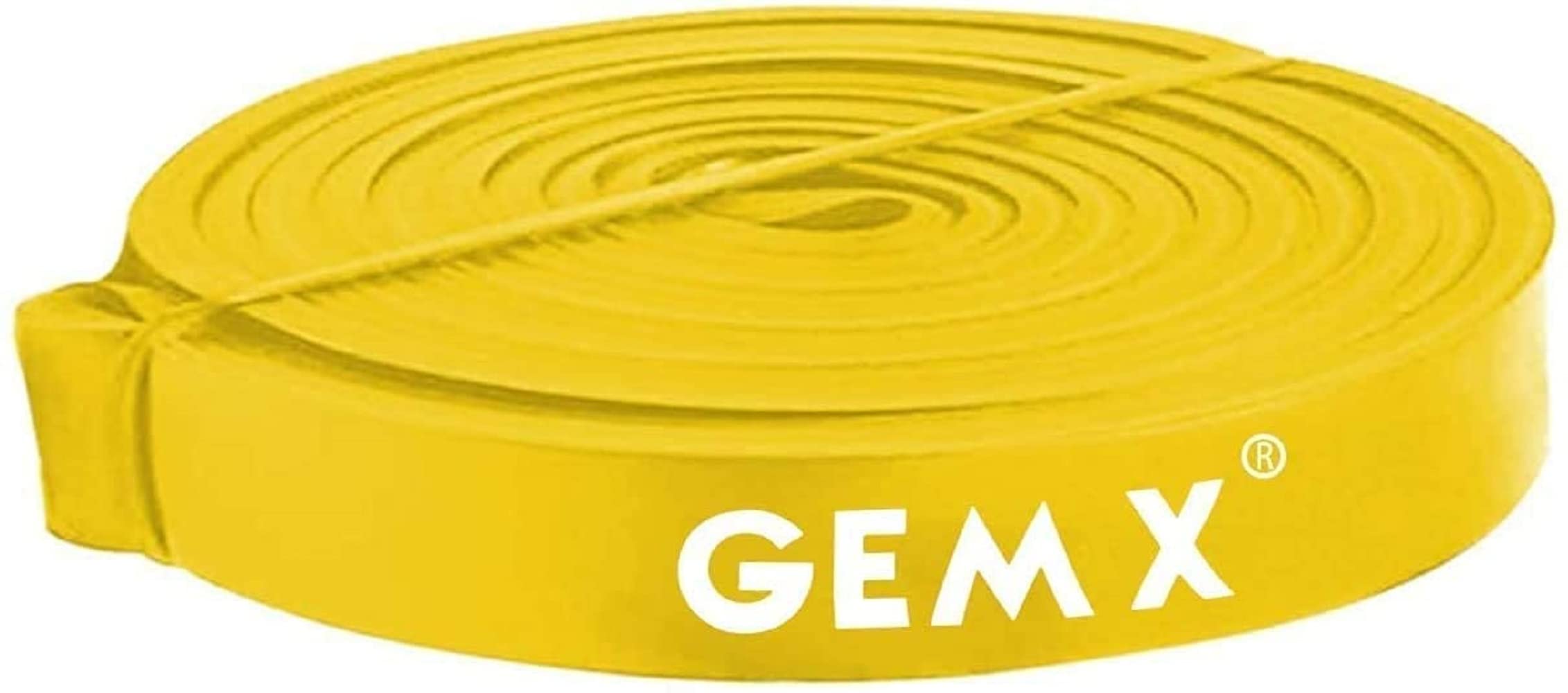 GEMX Resistance Bands, Skin Friendly, Pull Up Assist Bands for Cross Fit, Stretching, Powerlifting, Home Gym, Latex Durable Fitness Exercise Bands for Men and Women (Yellow)