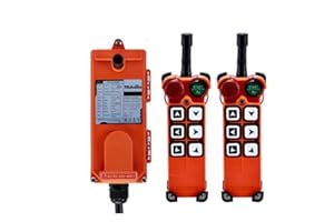 KONGSEN Hoist Crane Wireless Remote Control Double Transmitters Industrial Channel AC/DC 65V-440V F21-E1 Transmitter (2 Transmitter + 1 Receiver)