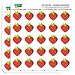 Strawberry 1" Scrapbooking Crafting Stickers