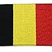 Belgium Flag Embroidered Belgian National Emblem Iron On Sew On Patch
