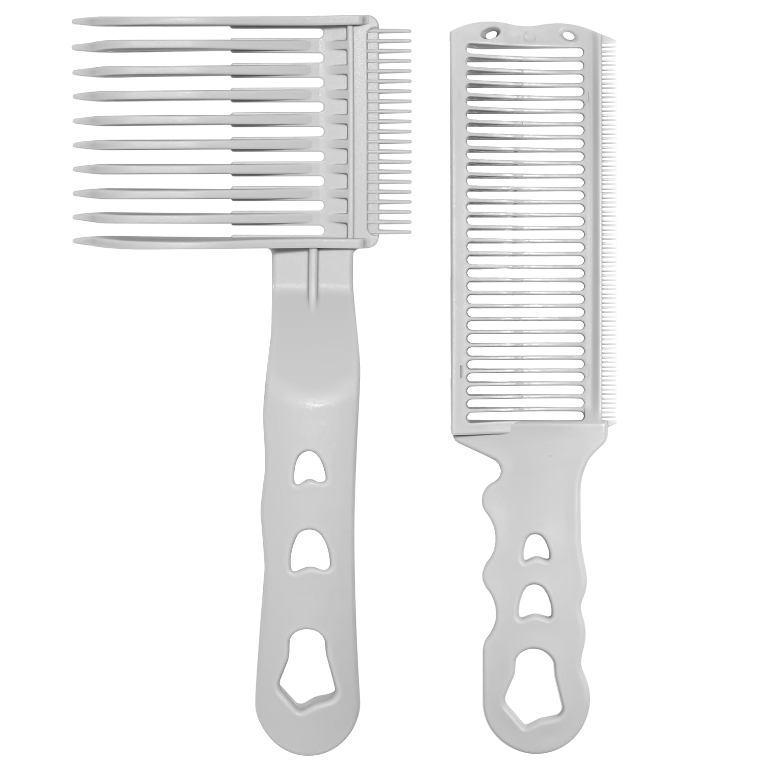 Photo 1 of 2Pack Blend Friend Fade Comb,Professional Barber Comb for Men Haircut Hair Fade Tool For Home,Salon or Professional Use (Gray)