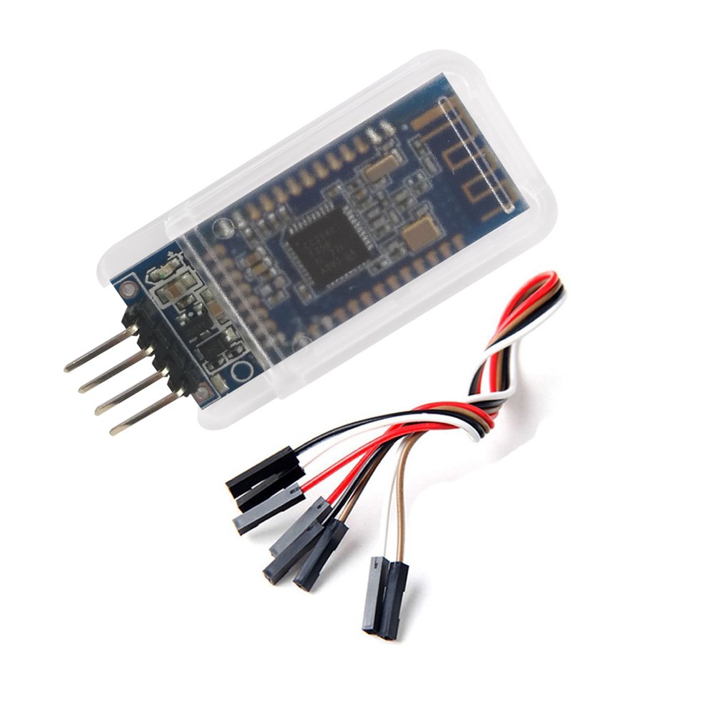 DSD TECH HM-10 Master and Slave Bluetooth 4.0 LE iBeacon Module Compatible with iPhone and iPad with 4 PIN Dupont Cable for Arduino