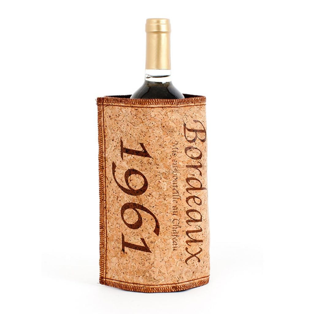 Balvi Wine cooler Cork Brown colour with wine bottle cork design Nylon 21x40x0,3 cm
