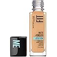 Maybelline New York Fit Me Matte + Poreless Foundation Makeup, Ultra-Lightweight Formula Controls Shine, for Normal to Oily S