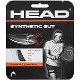 HEAD Synthetic Gut Tennis String Full Set, 16 Gauge, White, 40 Foot Length
