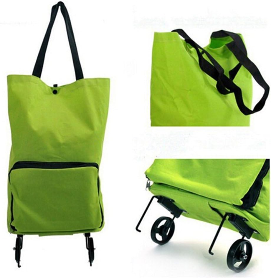 Reisetasche Mit Rädern - Roll Duffel Bag Als Handgepäck | 35x45cm Wasserdicht Oxford-Stoff