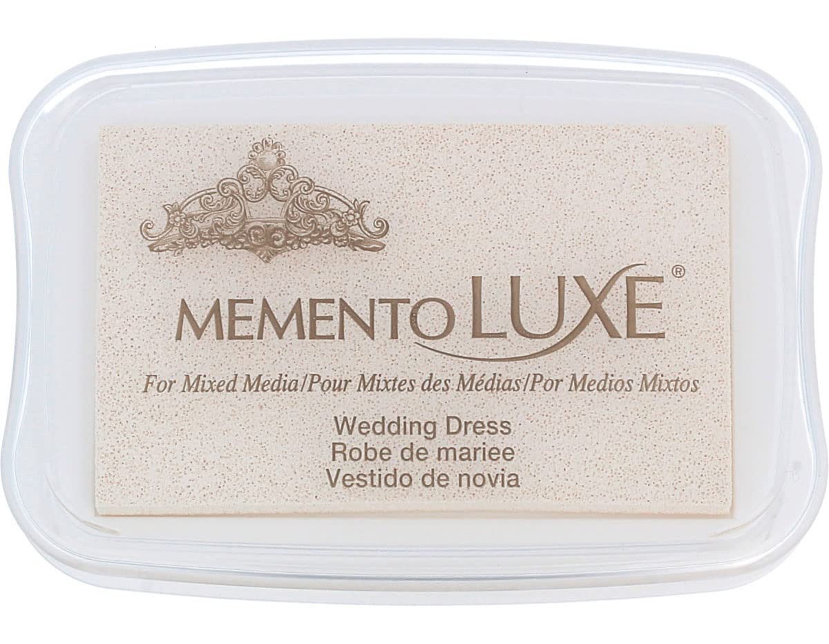 Tsukineko Memento Luxe Mixed Media Ink Pad - Wedding Dress