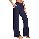 Blue Breath Yoga Pants Women Wide Leg Pants with Pockets High Waist Stretch Dress Casual Sweatpants Petite/Regular/Tall