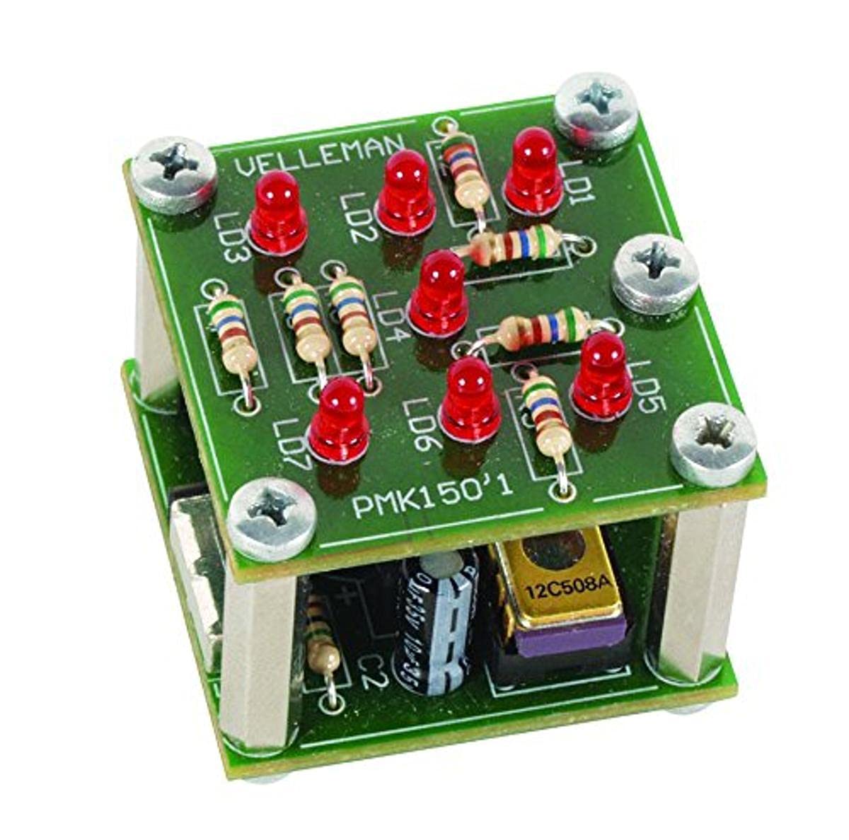 Velleman MK150 - Decorative Lighting (7 Lamp(s), Green, Battery, 32 mm, 36 mm, 3.5 cm