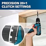 Bosch CLPK22-120 12V Max 2-Tool Combo Kit Drill Impact Driver Batteries Case view 8