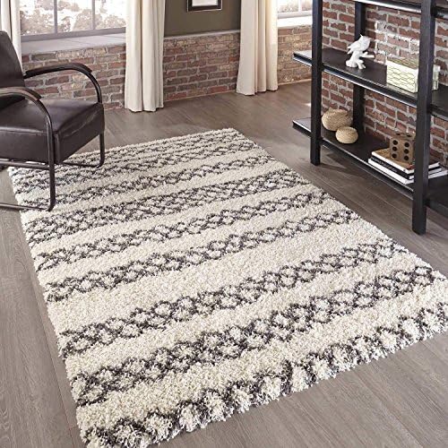 Nolita Rugs Momeni Inca Link Shag Rug (2' x 3') Ivory