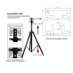 Missyou Hologram Fan Stand with Multi-Function