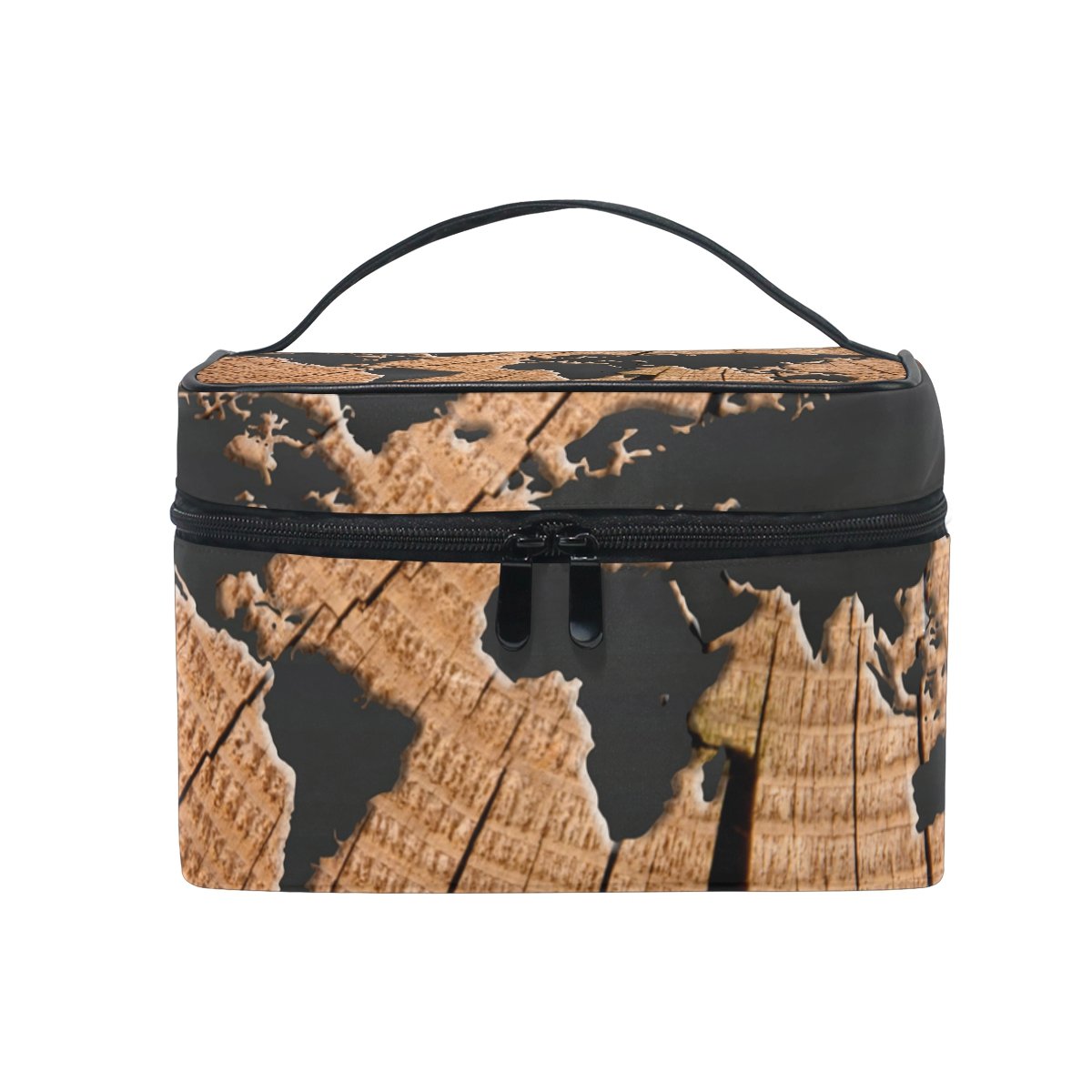 IMOBABY Old World Map Cosmetic Bag Travel Makeup Organizer Bag Cosmetic Case Multi130