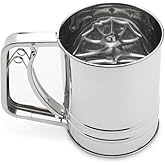 Fox Run 4653 Stainless Steel Flour Sifter, 3-Cup capacity