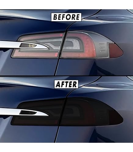 thumbnail image 2 of SlickMod Smoke Vinyl Overlays For 2017-2020 Tesla Model 3 Fog Lights – PreCut 2 of 6
