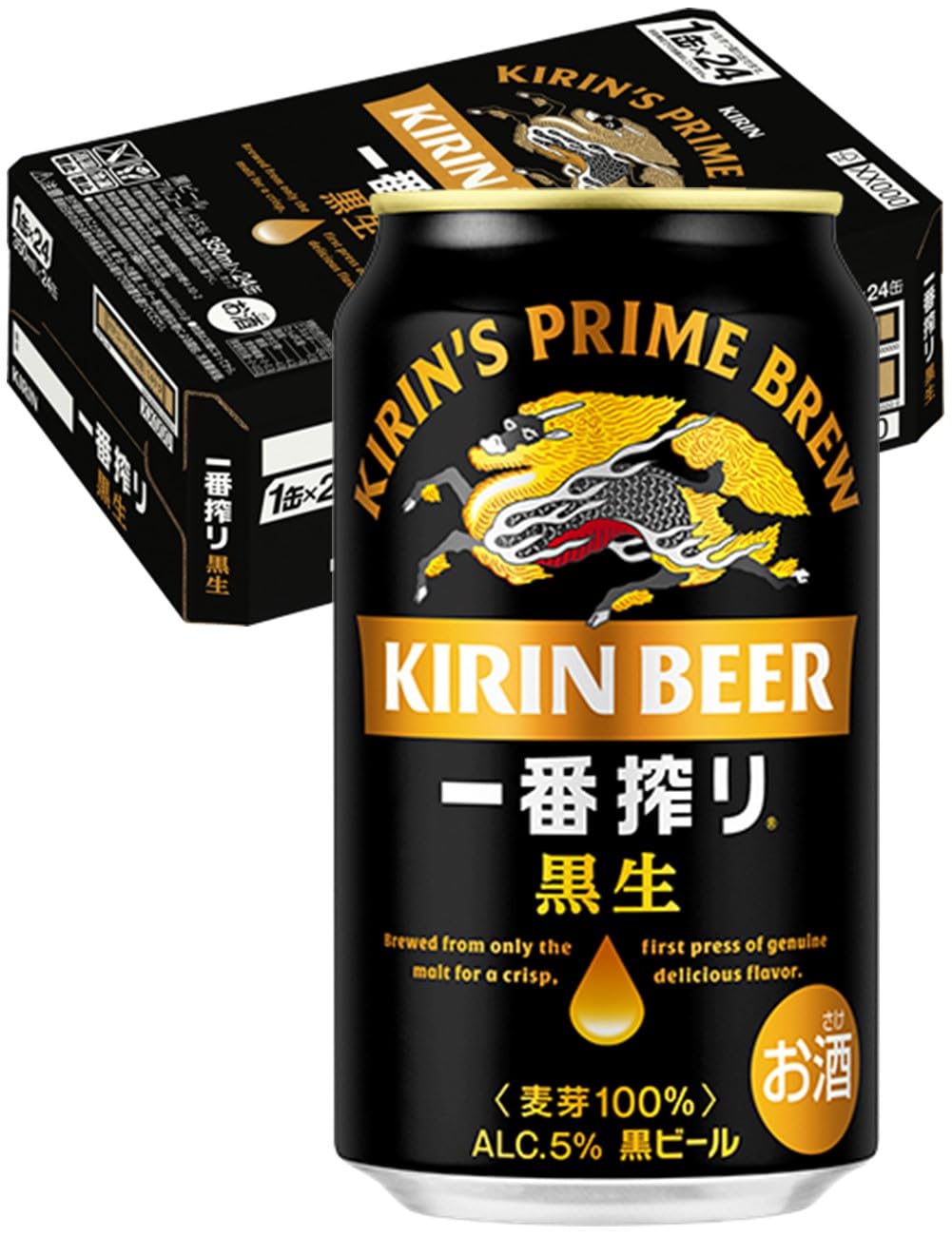 一番搾り キリン ビール350mlx24本 一番搾り〈黒生〉商品画像