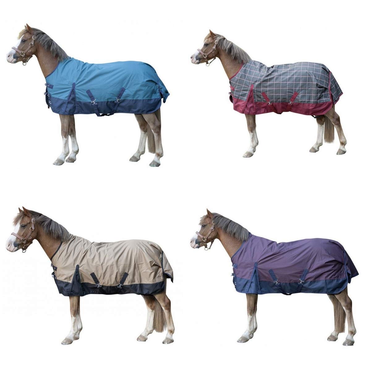 HKM 4057052363245 High Neck Fleece Blanket Power 600d with Fleece Lining 5373 Khaki Checked 145