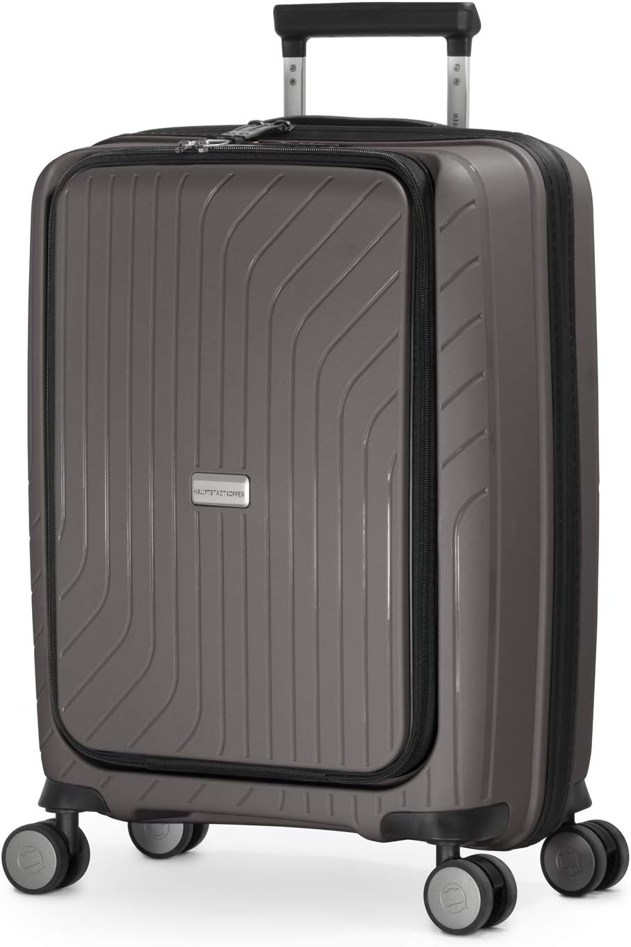 HauptstadtkofferLuggage- Carry-On Luggage, Laptop Rollkoffer, Titan