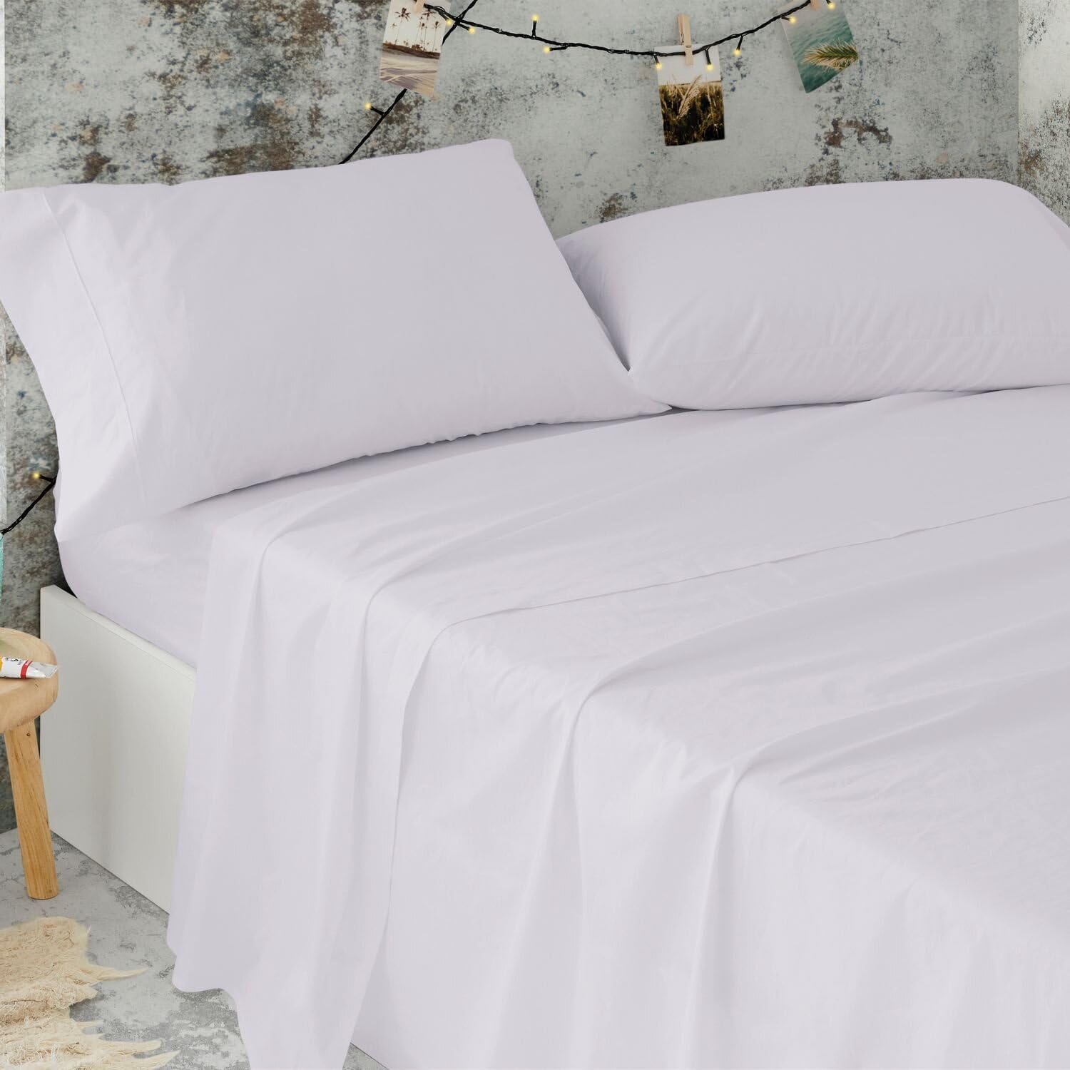 BURRITO BLANCO T1201 Grey Mix T12 Cotton Duvet Cover Set Width 120cm