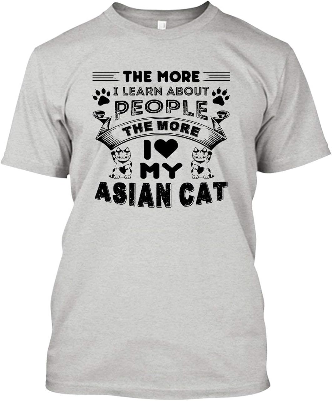 the more i see of men the more i love my cat shirt