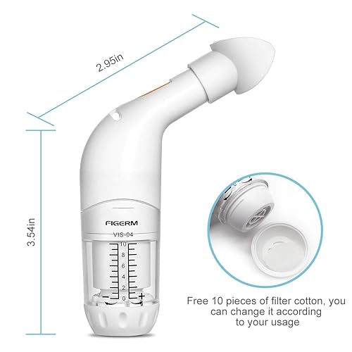 FIGERM Breathing Trainer Inspiratory Expiratory Muscle Trainer