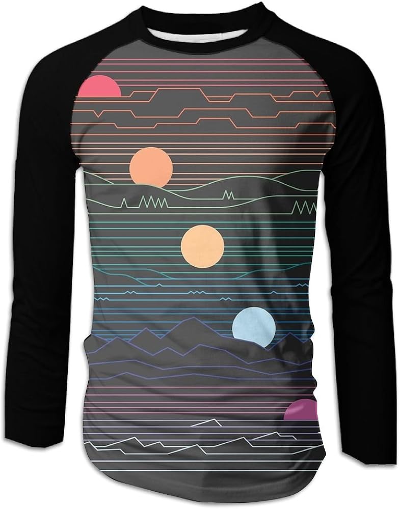 Amazon.com: Men's Sun Change Casual Basic Crew Neck T-Shirt Long Sleeve Tee: Clothing