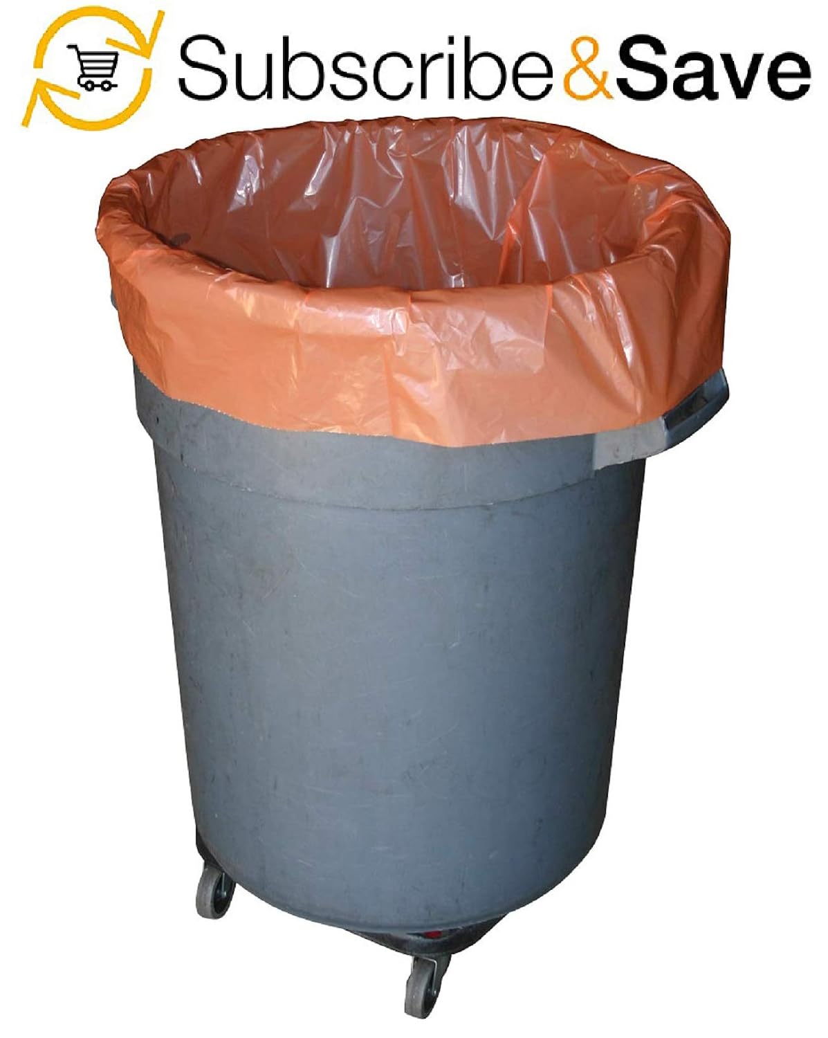 Ultra Thin Polyethylene Liners 40x48 Kitchen Unprinted Poly Bags For Packing And Disposing Waste 17 Micron Schools Apq Pack Of 25 Yellow Trash Bags 40 X 48 Plastic Bags Sre Great For Offices