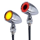 BOSYCY Motorcycle Turn Signals LED Front Lights 2