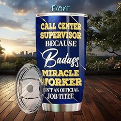 MONIZILUCKY Call Center Supervisor Tumbler