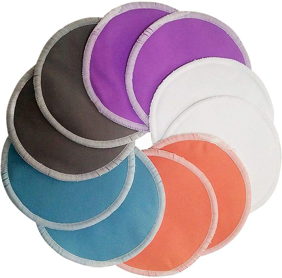 Forbestest Organic Bamboo Superfine Fiber Washable Reusable Nursing Pads for After Childbirth Mother