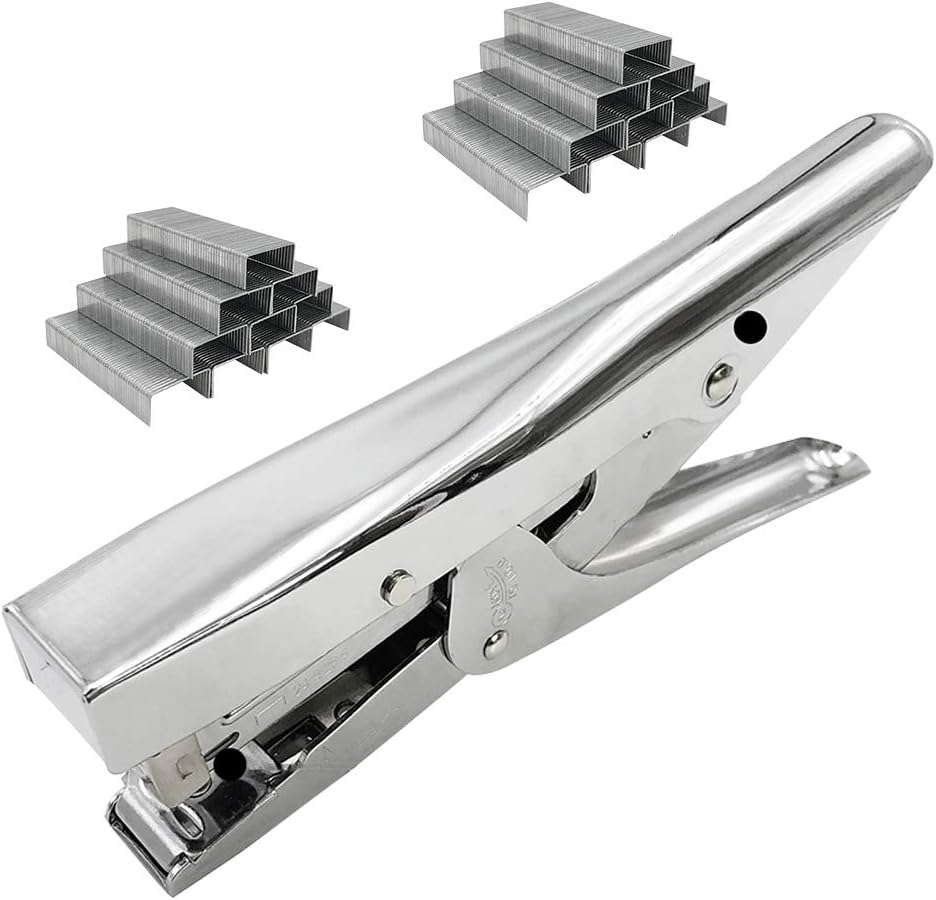 LanGui Heavy Duty Staplers - Desktop Staplers with 1000 Staples Stapler 20 sheets Capacity Hand Held Stapler Fit 24/6 & 26/6 Staples for Home Office