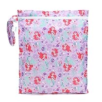 Bumkins Disney Baby Zippered Wet Bag, Princess Ariel