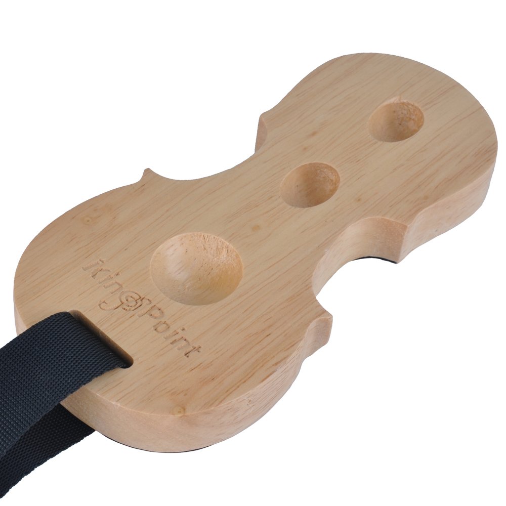 KingPoint Solid Wood Cello Endpin Rest Non-slip Stopper Anchor Protector Pad Cello Shape