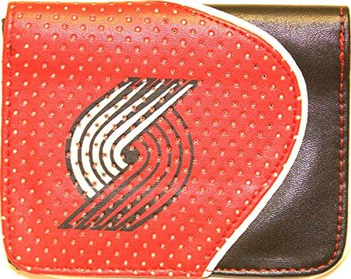 NBA Officially Licensed Faux Leather Zipper Wallet (Portland Trail Bazers)