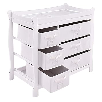 Amazon Com Honey Joy Baby Changing Table Infant Diaper Nursery