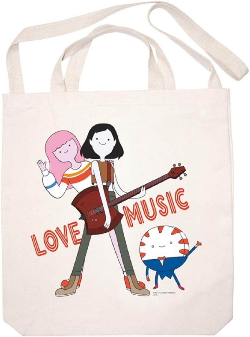 Amazon アドベンチャータイム 2ウェイバッグ トート ショルダー Love Music マーセリン バブルガム ペパーミントバトラー コットン ベージュ アニメ 萌えグッズ 通販 Amazon アドベンチャータイム 2ウェイバッグ トート ショルダー Love Music マーセリン バブルガム ペパーミントバトラー コットン ベージュ アニメ 萌えグッズ 通販