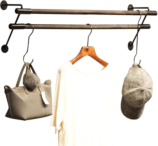 Barra perchero tienda | Percheros de pared, percheros de pie...