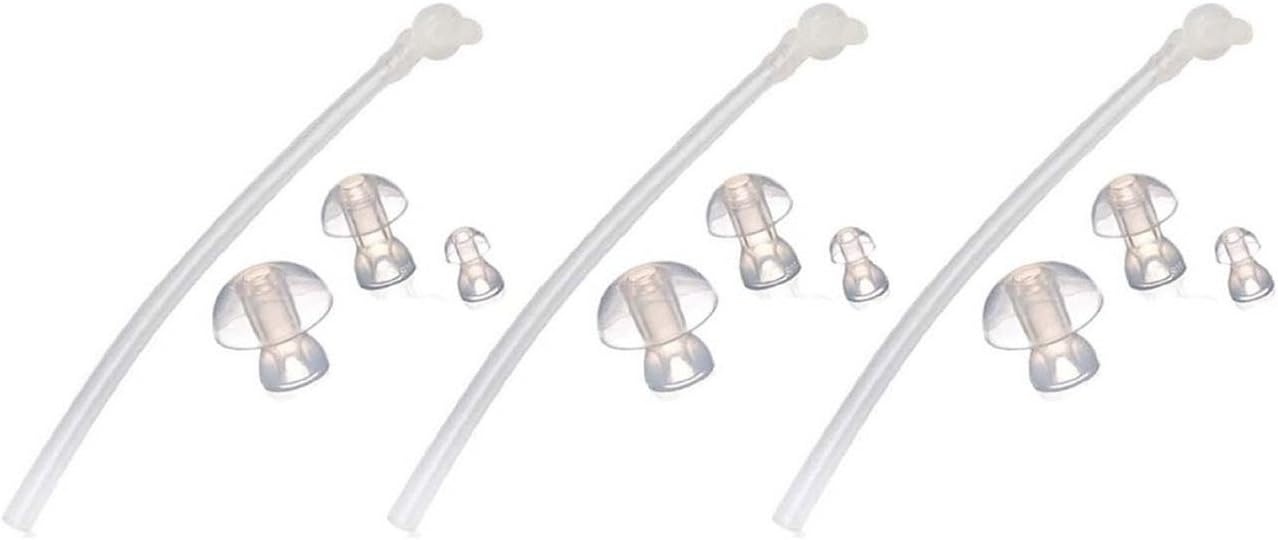 Secret Love 3 x Universal Sound Tube + 9 x Ear plugs /eartips /domes for BTE Hearing Aids