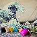 Martine Mall Tapestry Wall Tapestry Wall Hanging Tapestries The Great Wave Off Kanagawa Katsushika Hokusai Thirty-six Views Mount Fuji Tapestry Wall Art (The Great Wave Off Kanagawa, 51
