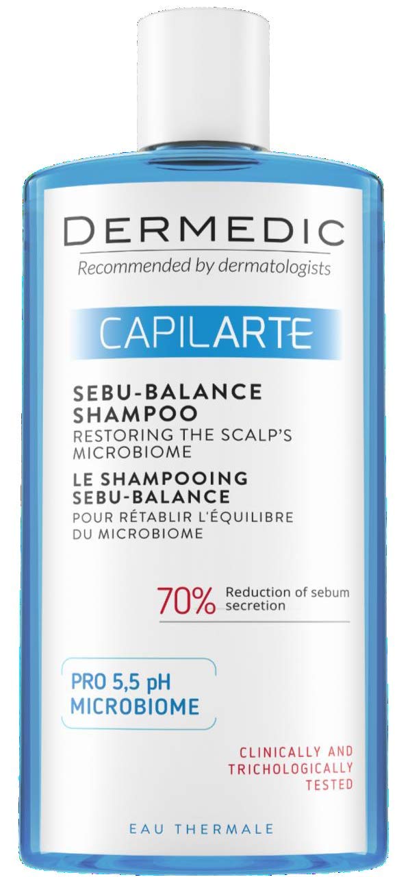 Dermedic Capilarte Shampoo Sebu Balance Balancing Microbiome Skin 300 ml