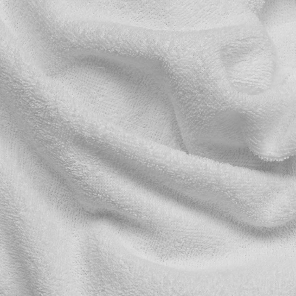 Kt KILOtela - Terry Towel, Cotton, Make Towels, Baby Accessories, Bathrobes, 100cm Length x 160cm Width, White - 1m
