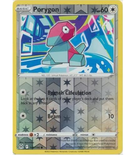 Amazon.com: Porygon -140/196 - Reverse Holo - Lost Origins