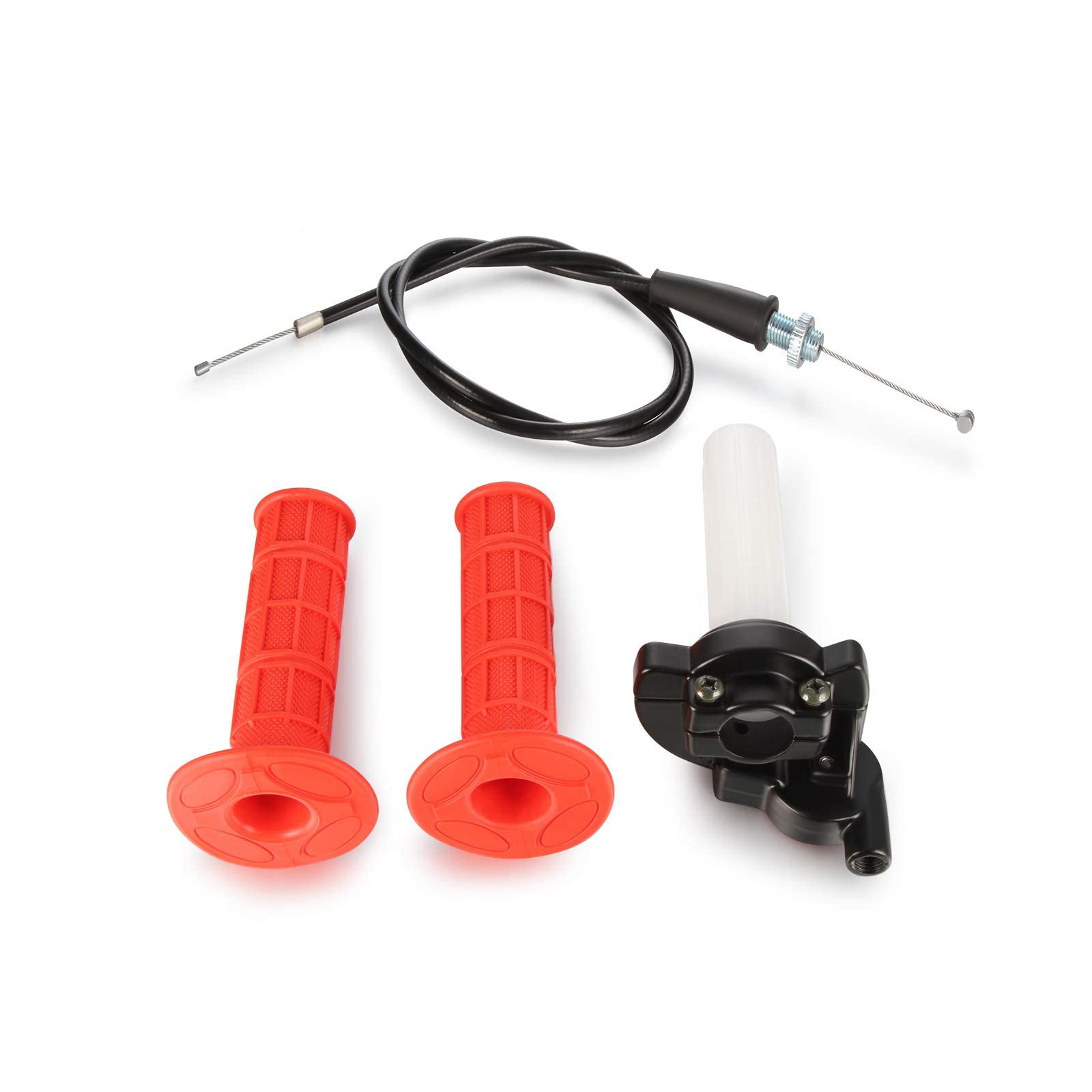 Madlife Garage 22mm Action Throttle Grips Twist with Cable For 110cc up to 125cc Pit Dirt Bike Quick