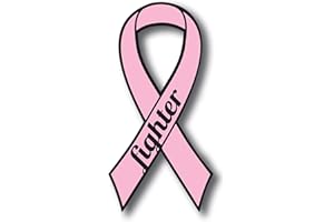 Magnet Me Up: Support Breast Cancer Fighter Pink Ribbon Magnet Decal - 3.5x7 Inches, Heavy-Duty Automotive Magnet for Car, Truck, SUV - Show Your Support and Encouragement with This Magnet