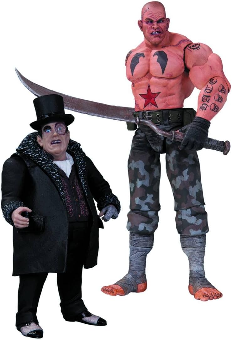 Amazon バットマン アーカム シティ シックル ペンギン アクション フィギュア 2 パック フィギュア ドール 通販