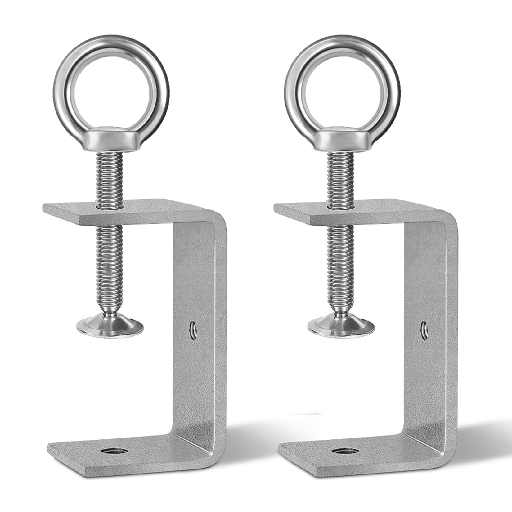 2 Pieces C Clamp 85 mm Stainless Steel C Clamps Heavy Duty Woodworking Metal Clamps for Welding Carpenter Household Mount, Clamping Range 29-73mm